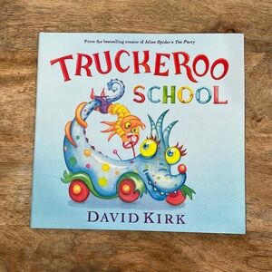 5/$20 NEW Truckeroo School Hardcover Kids Book by David Kirk